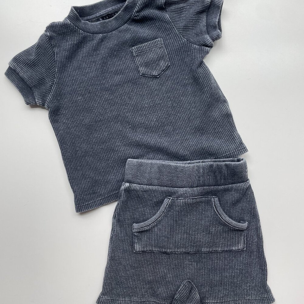 Miki Miette Toddler Boys Waffle Set